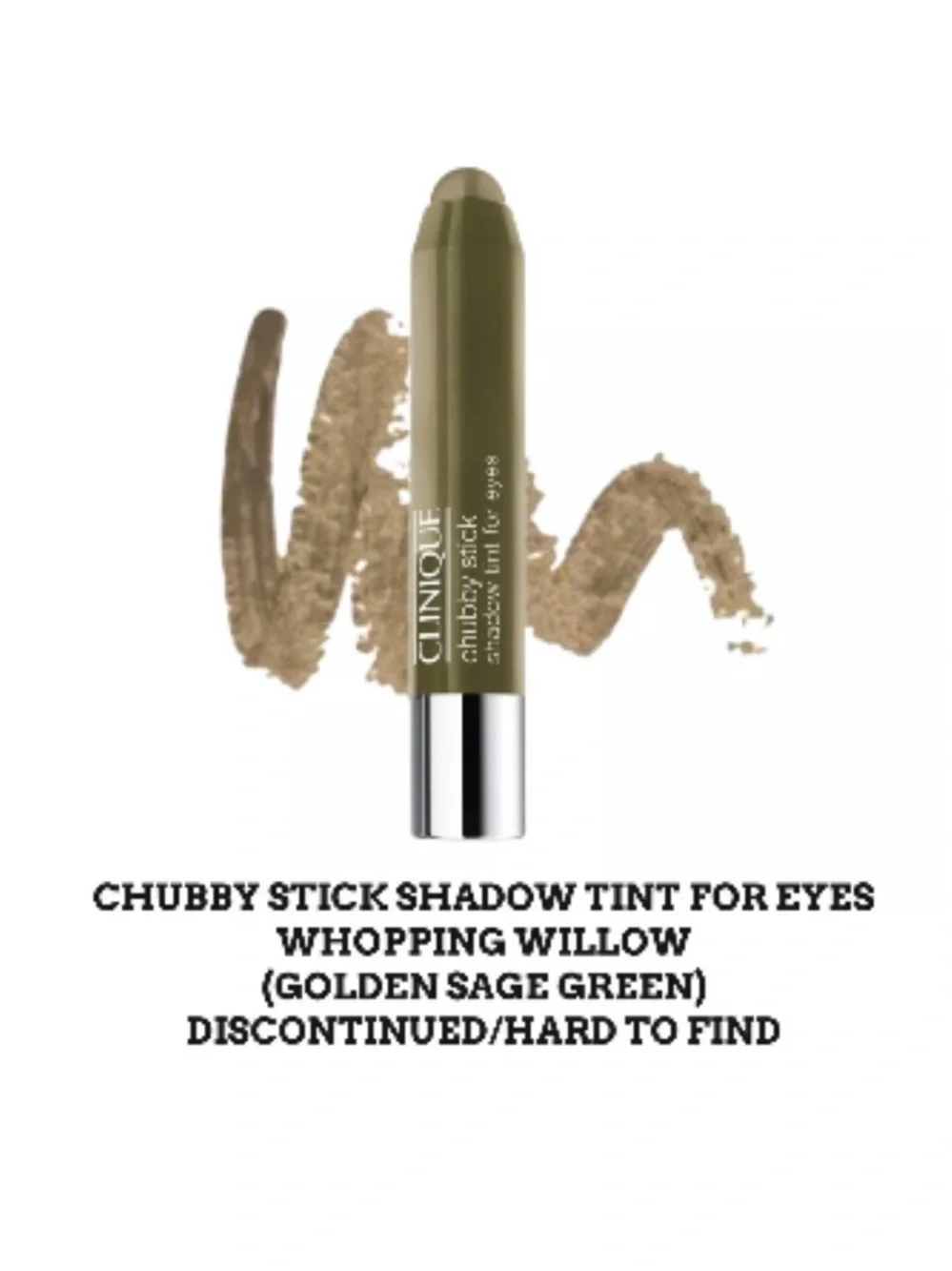 Clinique Chubby Stick Shadow Tint For Eyes 05 Whopping Willow NIB Discontinued